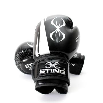 Sting ArmaPro Boxing Gloves - Black / Silver