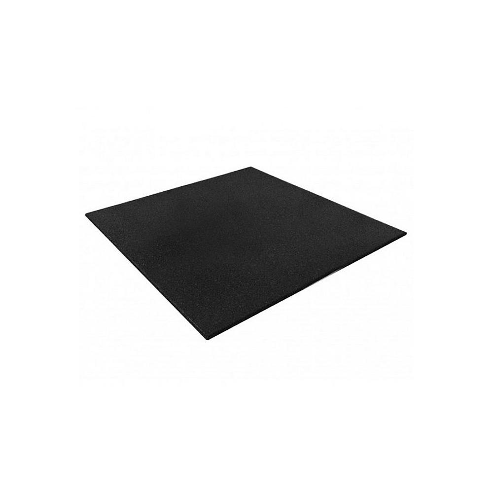 Home Rubber Gym Floor Tile 1x1m Black