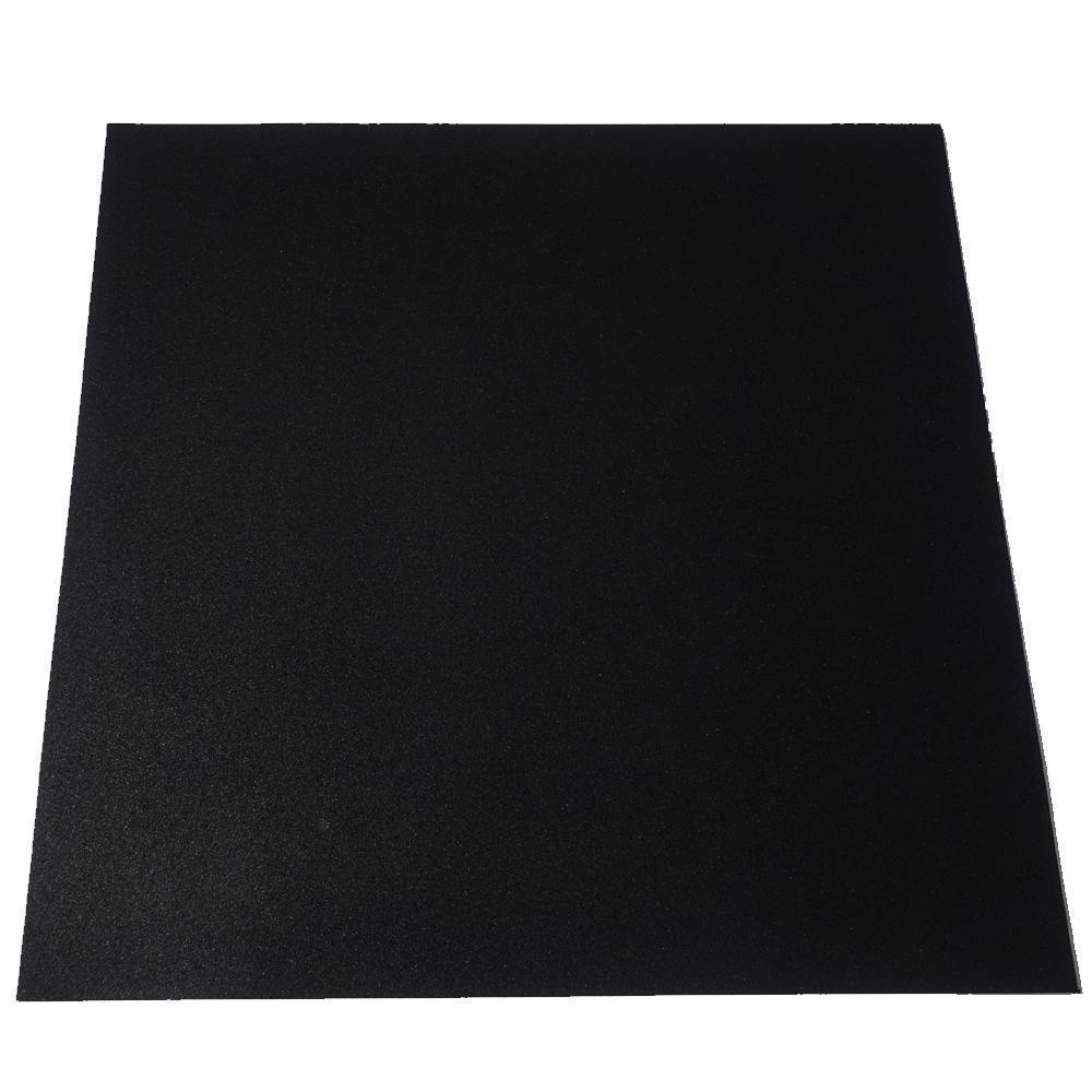 Economy Rubber Gym Tile - 1m x 1m x 8mm (Black)