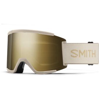 Smith 2021 Squad XL Asia Fit Snow Goggles - Birch/CP Sun Black Gold Mirror
