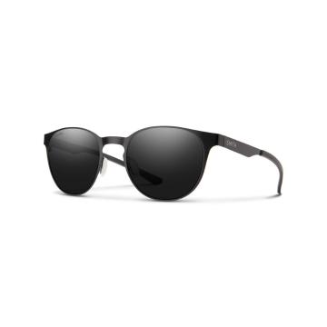 Smith Eastbank Women's Metal Sunglasses - Matte Black / CP Polarised Black
