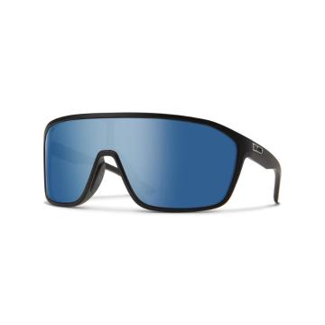 Smith Boomtown Men's Sunglasses - Matte Black / CP Polarised Blue Mirror