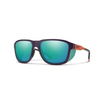 Smith Embark Men's Sunglasses - Matte Purple Cinder Hi Viz / CP Polarized Opal Mirror Lens