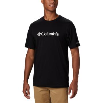 Columbia Clothing Men's BasicLogo Short Sleeve Shirt - BLACK / WHITE