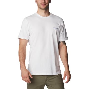 Columbia Clothing Men's Rapid Ridge Back Graphic T-Shirt - White / Natures Pal