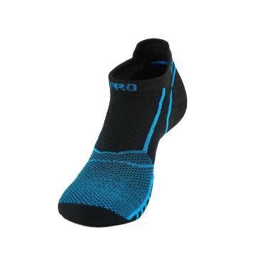 Thorlos Experia Prolite No Show Tab Socks - Blue Aster / Black