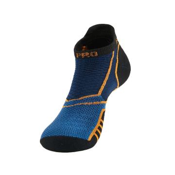 Thorlos Experia Prolite No Show Tab Socks - Blue / Orange