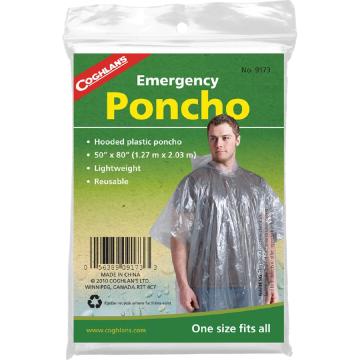Coghlans Emergency Poncho (Clear)