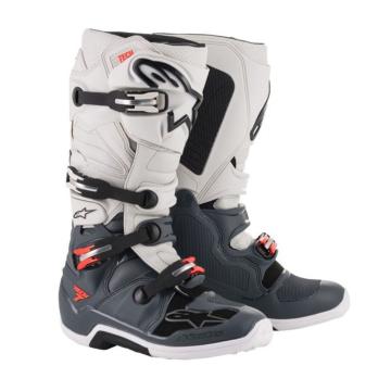 Alpinestars Tech-7 MX Boots - Gray/Red