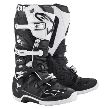 Alpinestars Dialed 21 Tech-7 MX Boots - Black/White