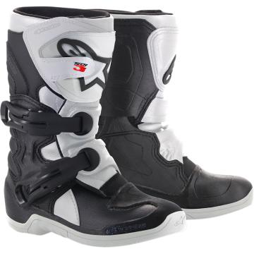 Alpinestars Kids Tech-3S MX Boots - Black/White - Black/White
