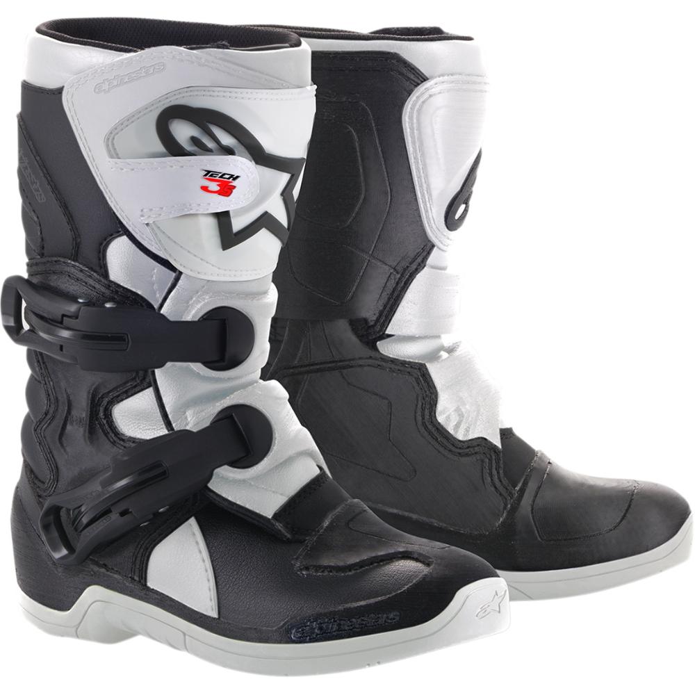 Kids Tech-3S MX Boots - Black/White