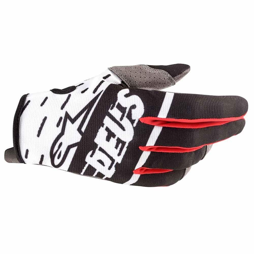 Radar Gloves X Deus - Black/White/Deep Red