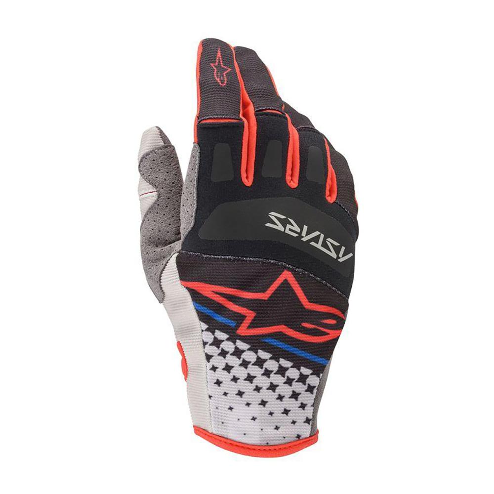 MX20 Techstar Gloves - LightGray/Blk/BrRed S