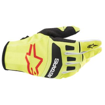 Alpinestars Techstar Gloves - Yellow Fluro/Black