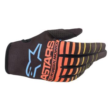 Alpinestars Radar Gloves - Black/Yellow Fluro/Coral