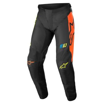 Alpinestars Youth Racer Compass Pants - Black/Yellow Fluro/Coral