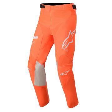 Alpinestars Youth Racer Tech Pants - Orange Fluro / White / Blue