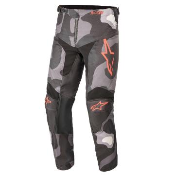Alpinestars Youth Racer Tactical Pants - Gray/Camo/Red Fluro