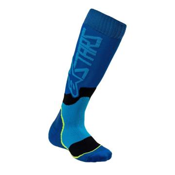 Alpinestars Youth MX Plus-2 Socks - Blue/Cyan