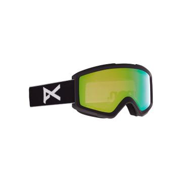 Anon  Men's Helix 2 Perceive Goggles with Spare Lens - Black / Perceive Variable Green