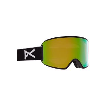Anon  Women's WM3 MFI Goggles with Spare Lens - Black / Perceive Variable Green