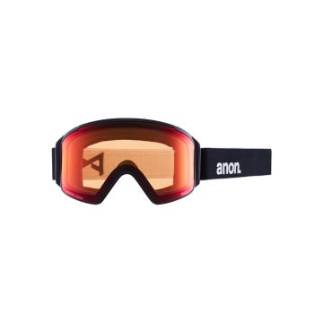 Anon  M4S Cylindrical Snow Goggles - Black / Prcv Sun Red