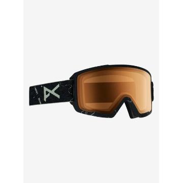 Anon Men's M3 Snow Goggles + Spare Lens - Topo Blk/Sonarnight