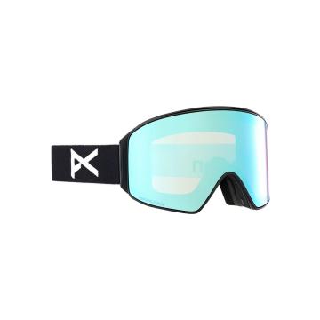 Anon  M4 Cylindrical Goggles - Black / Perceive Variable Blue