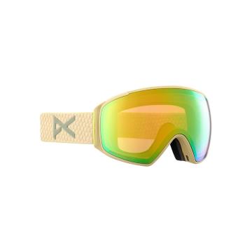 Anon  Low-Brow M4S Snow Goggles - Mushroom / Perceive Variable Green
