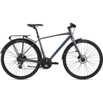 Giant 2022 Cross City 2 Disc Equipped Commuter Bike  - Charcoal