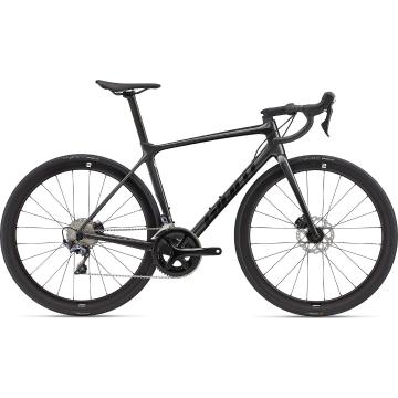 Giant 2022 TCR Advanced 1+ Disc-Pro Compact Road Bike - Black Chrome