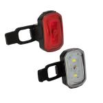 USB Click Front & Rear Bike Light Combo