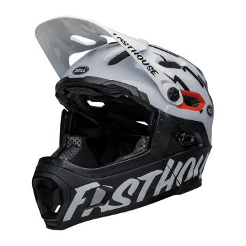 Bell Super DH Spher MIPS Full Face Helmet - Matte / Gloss Black White Fastho