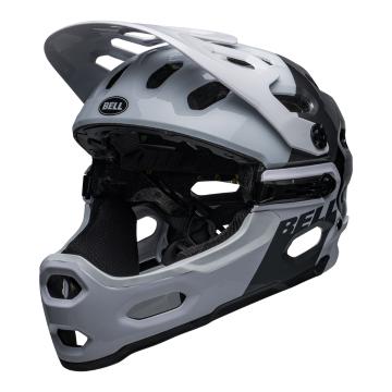 Bell Super 3R Full Face Helmet - Matte White / Black