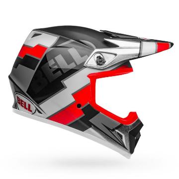 Bell MX-9 Twitch Replica Moto Helmet - Black/Red