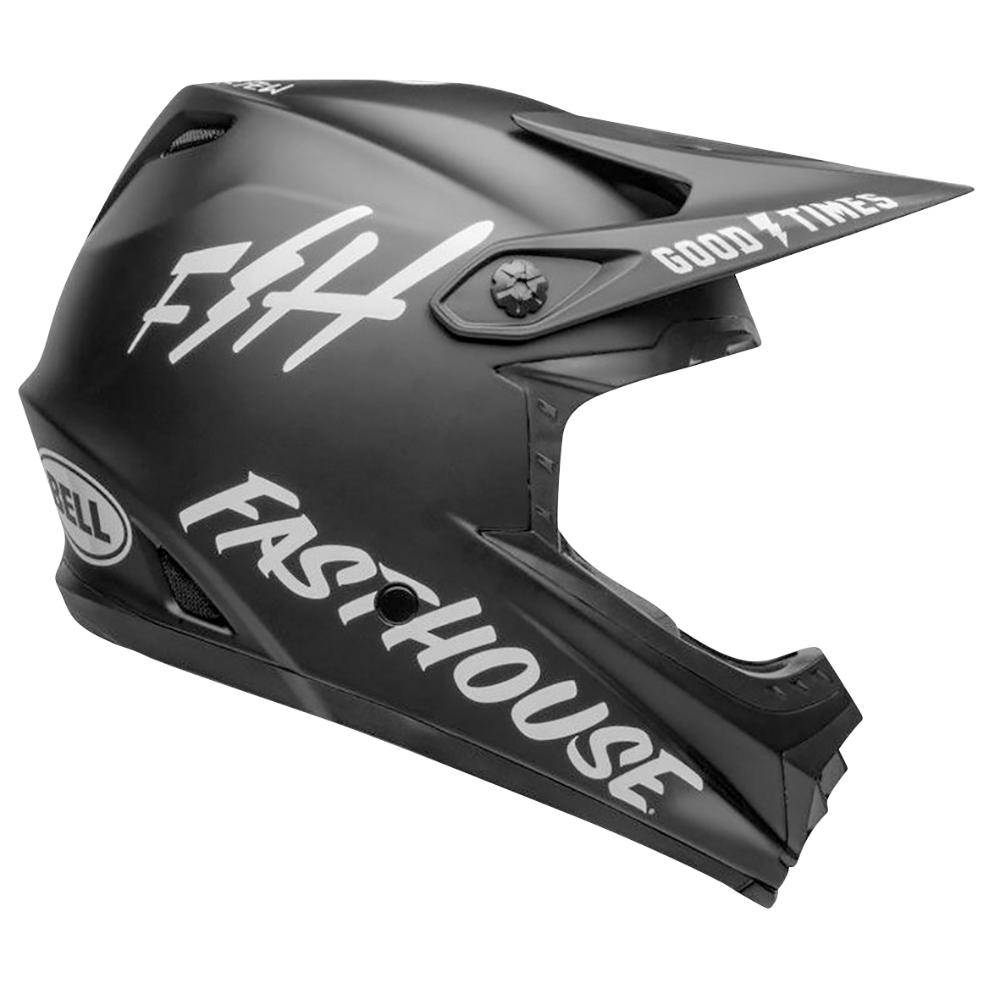 Youth Moto-9 Mips Fasthouse Helmet - MatBlk/White