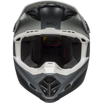 Bell Moto-9 Mips Prophecy Helmet - Gray / Black / White