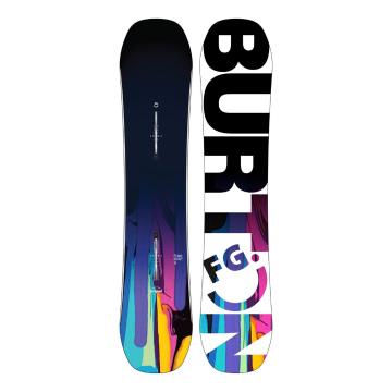 Burton Feelgood Smalls Snowboard - Coral / Yellow