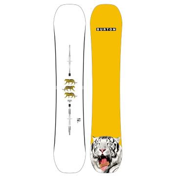 Burton 2025 Process Flying V Snowboard - White / Yellow