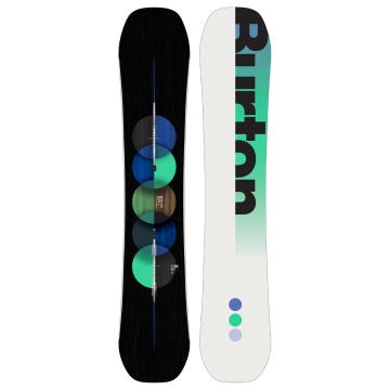 Burton 2025 Custom Graphic Snowboard - Black / White / Green
