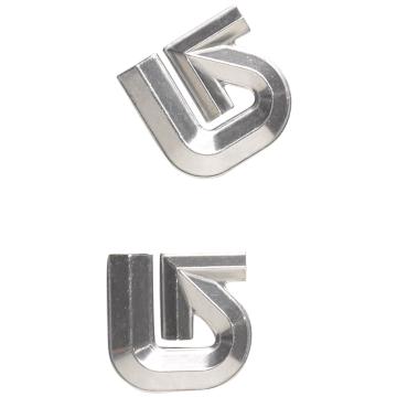 Burton Aluminium Logo Mat - Silver