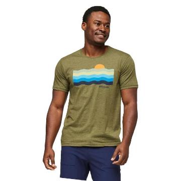 Cotopaxi Men's Disco Wave Organic T-Shirt - Pine