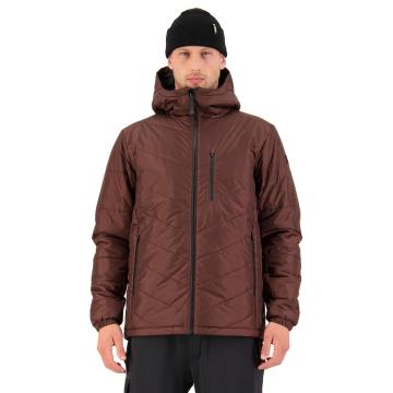 Mons Royale Men's Nordkette Insulation Hooded Jacket - Cocoa