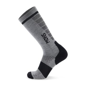 Mons Royale Unisex Pro Lite Merino Snow Socks - Grey Marl