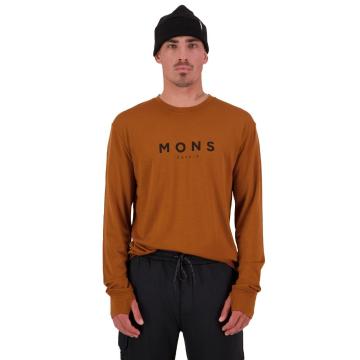 Mons Royale Men's Yotei Classic Long Sleeve - Copper