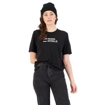 Mons Royale Women's Icon Relaxed T Shirt - Black