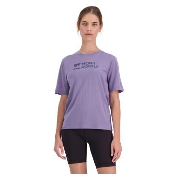 Mons Royale Women's Icon Relaxed T Shirt - Thistle