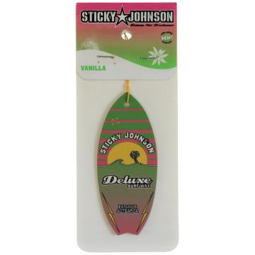 Sticky Johnson Surfboard Air Freshener - Vanilla