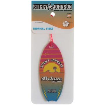 Sticky Johnson Surfboard Air Freshener  - Tropical